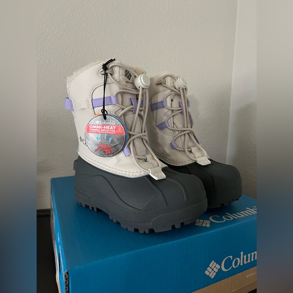 COPY - Columbia Children’s Bugaboot Celsius Fawn / Frosted Purple US 10 UK 9 EU… - Picture 2 of 6